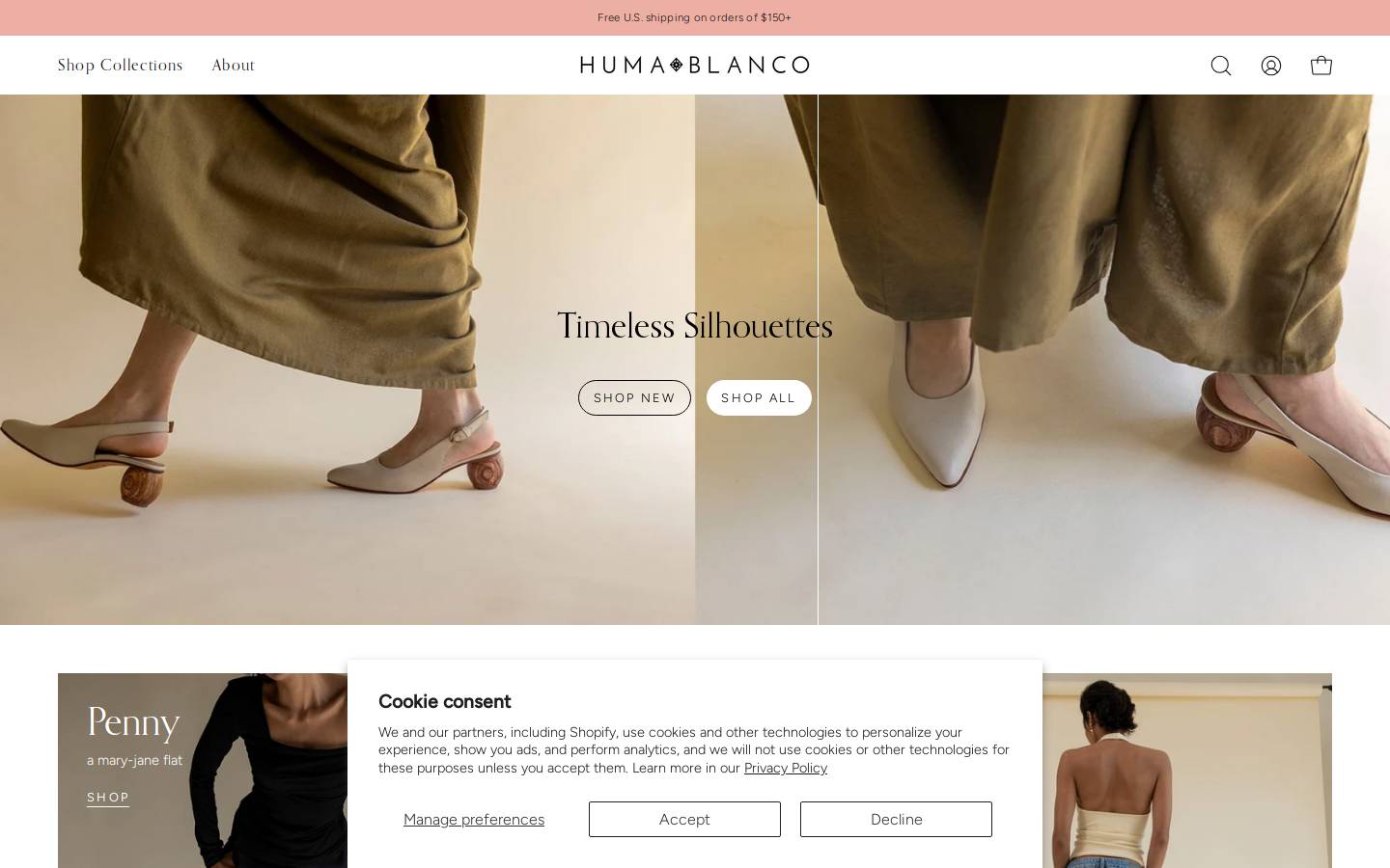humablanco.com homepage screenshot