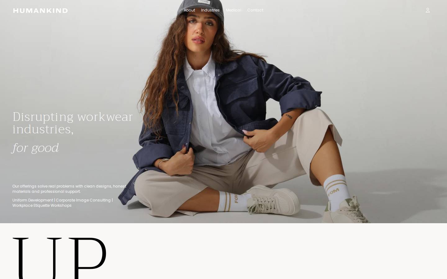 human-kind.co.za homepage screenshot