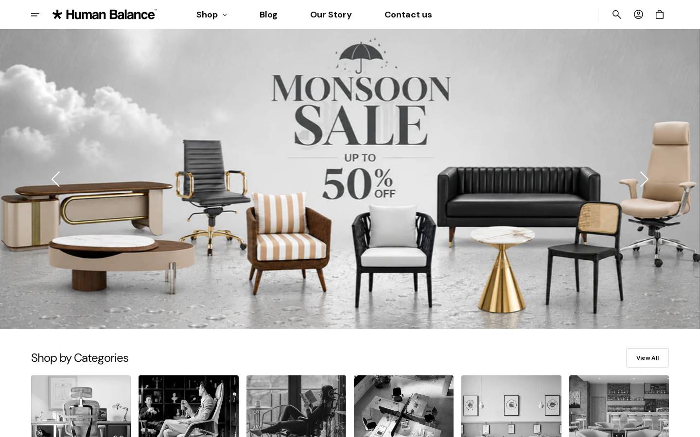 humanbalance.in homepage screenshot