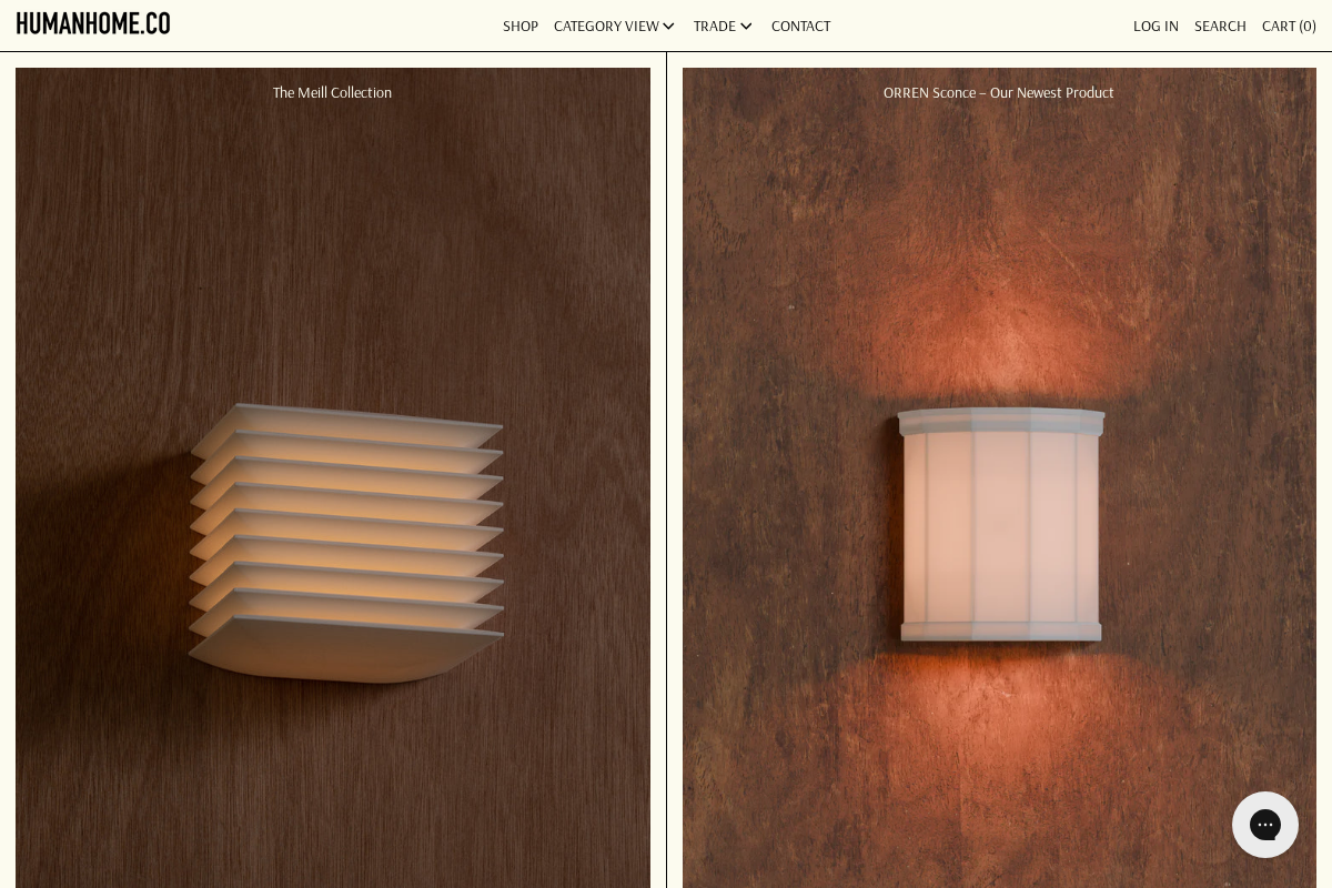 Humanhome homepage screenshot