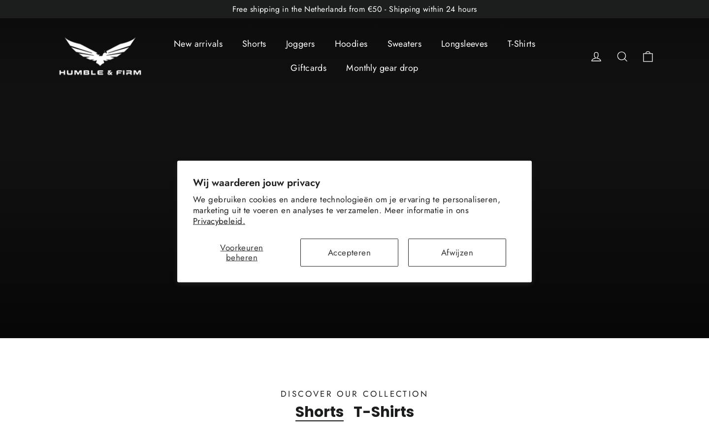 humbleandfirm.com homepage screenshot