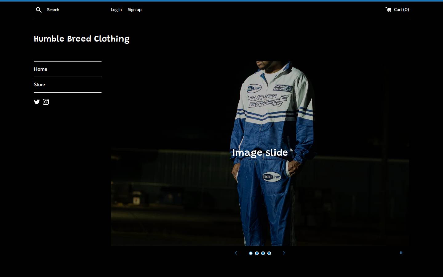 humblebreed.net homepage screenshot