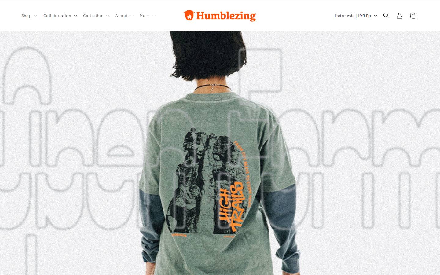 humblezing.com homepage screenshot