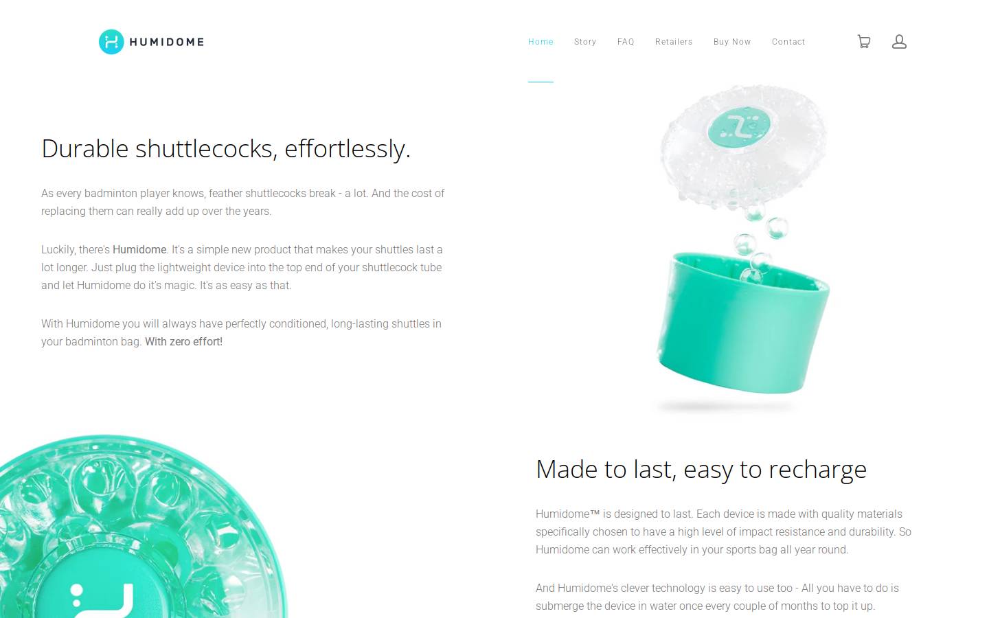 humidome.com homepage screenshot