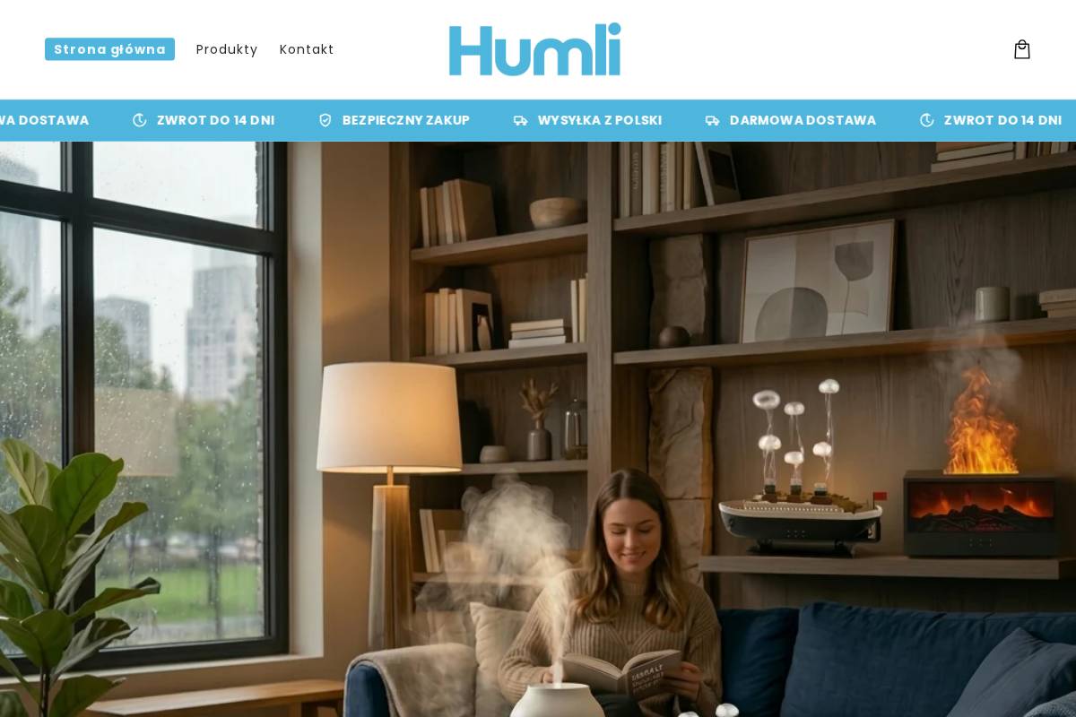 humli.pl homepage screenshot