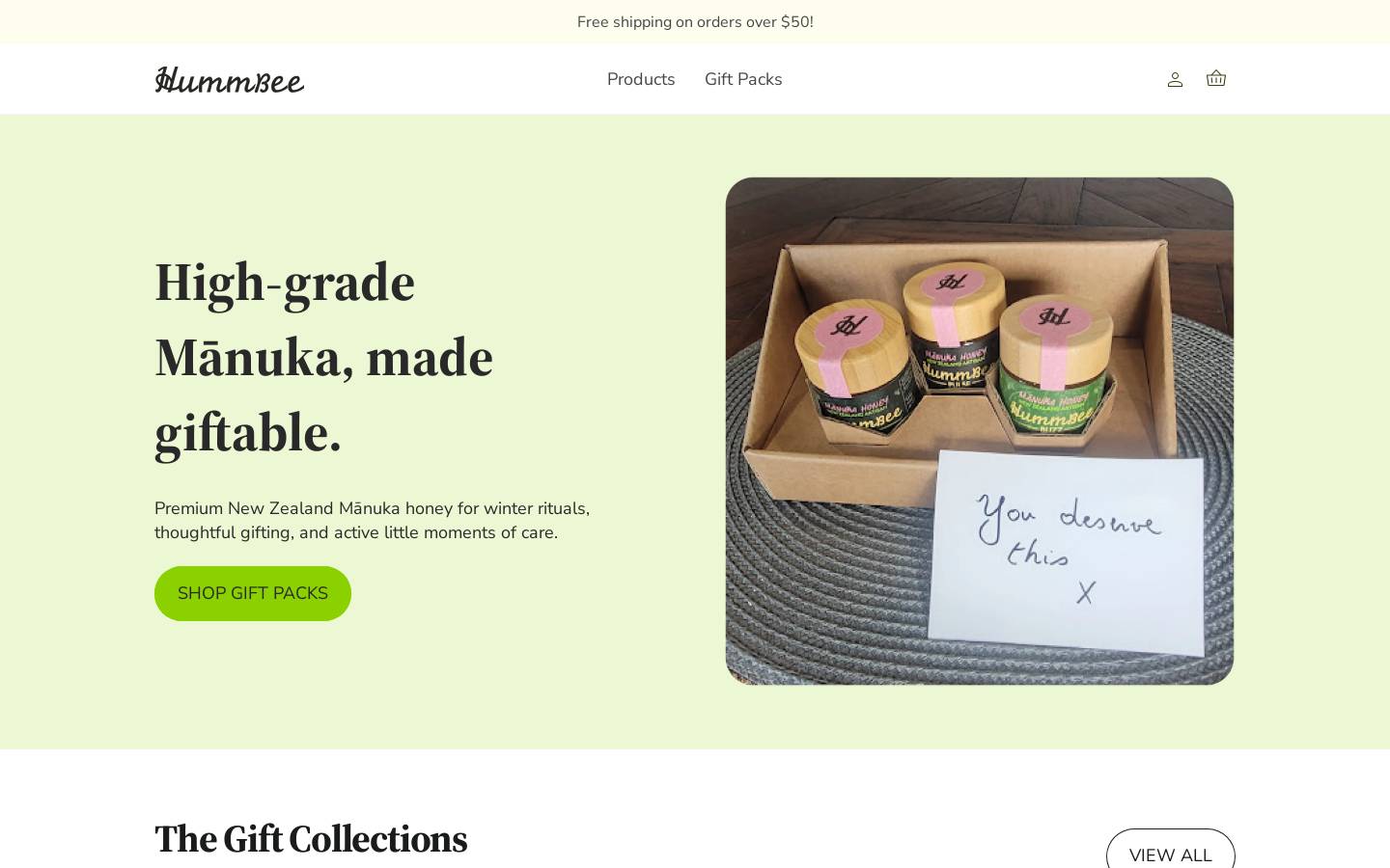hummbee.shop homepage screenshot