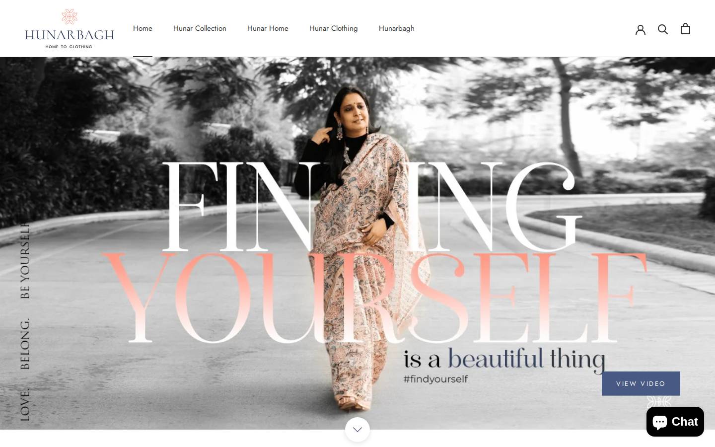 hunarbagh.com homepage screenshot