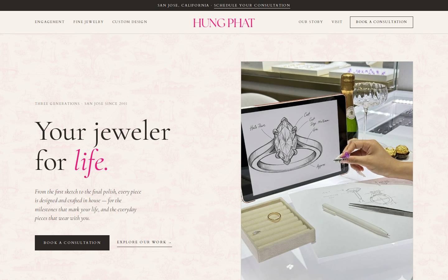 hungphatusa.com homepage screenshot