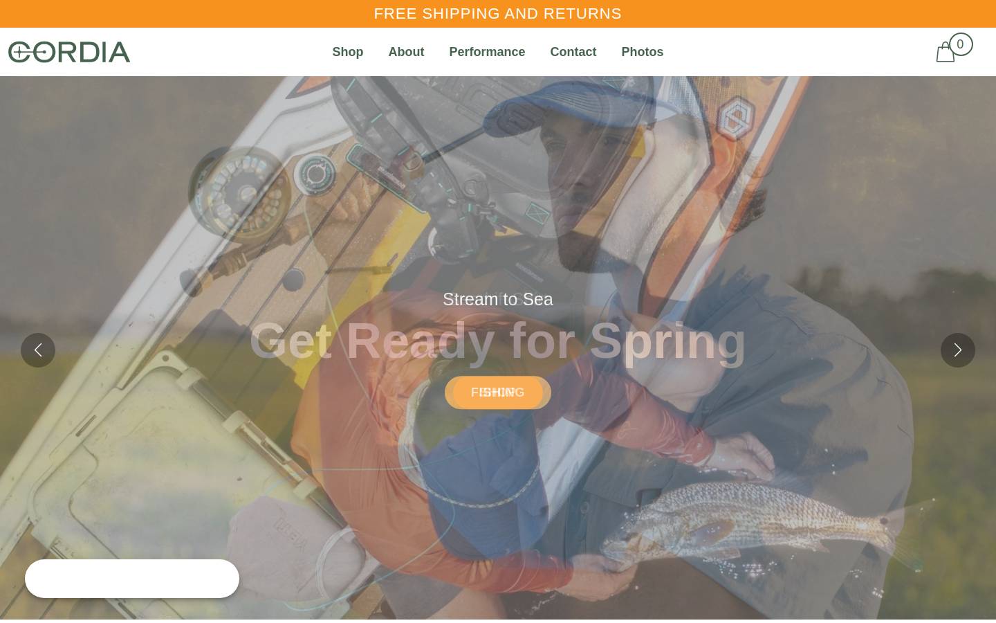 huntcordia.com homepage screenshot