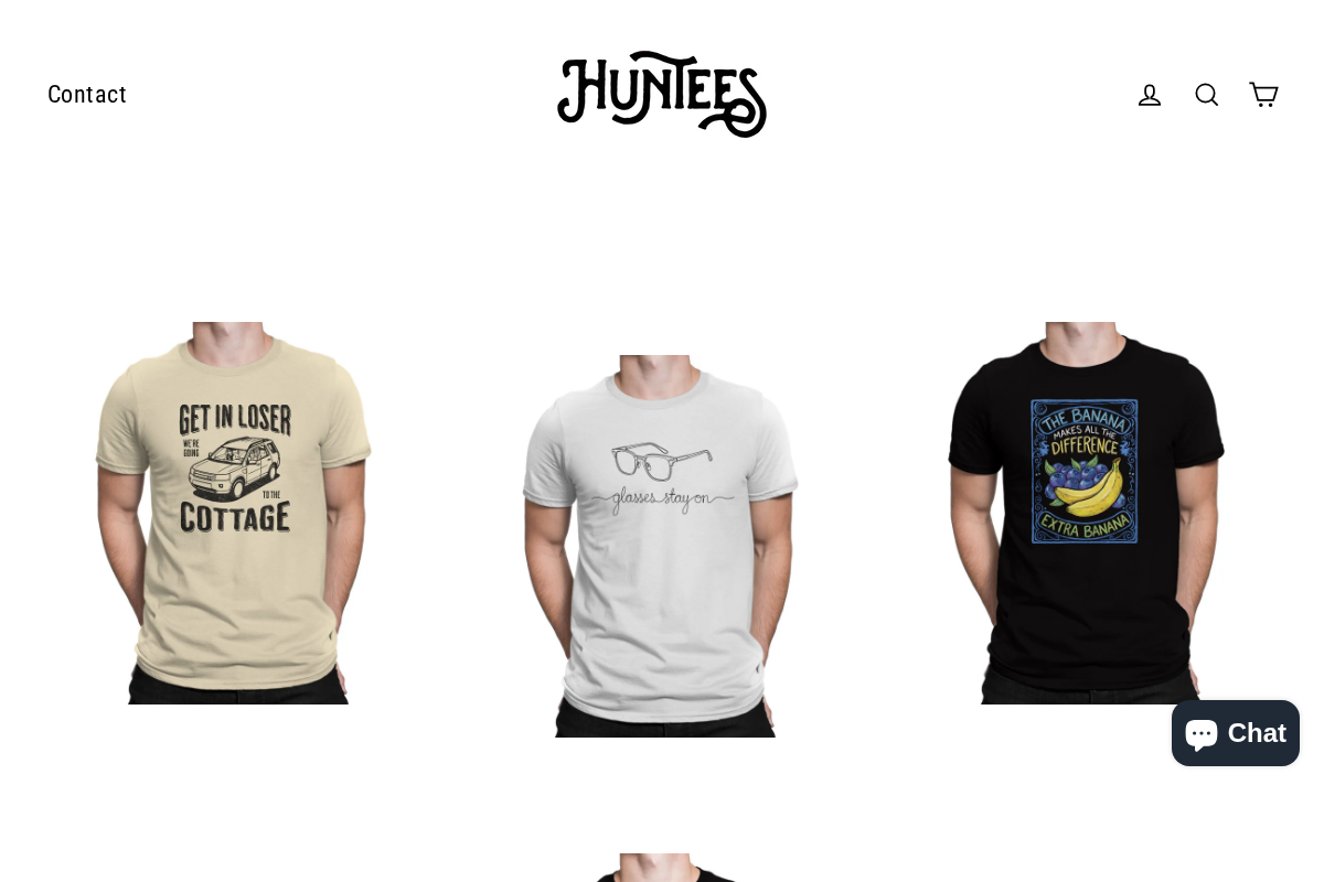 HUNTEES homepage screenshot