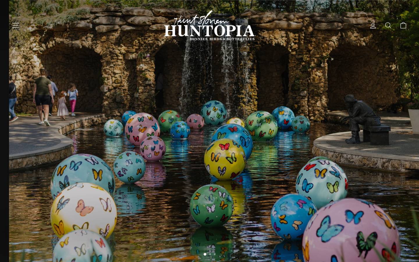 huntopia.com homepage screenshot