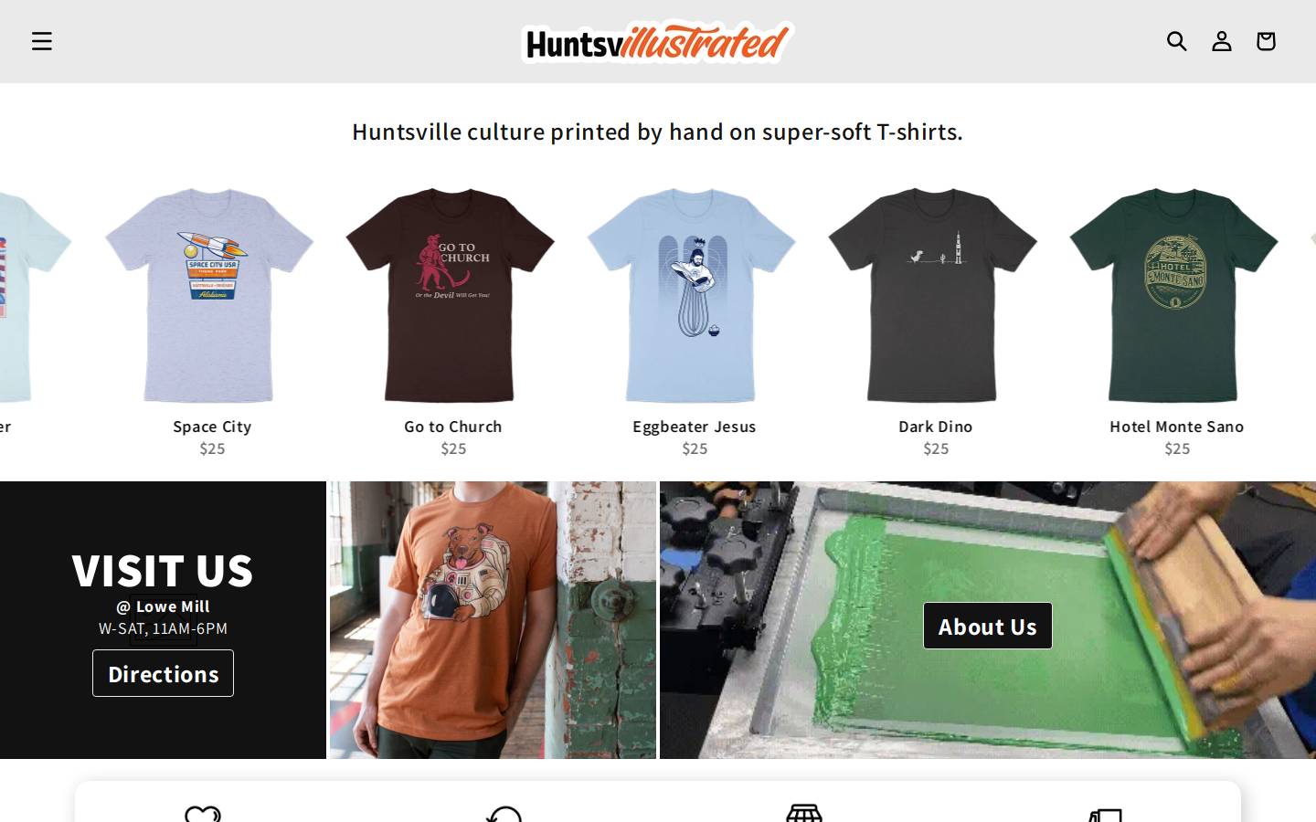 huntsvillustrated.com homepage screenshot