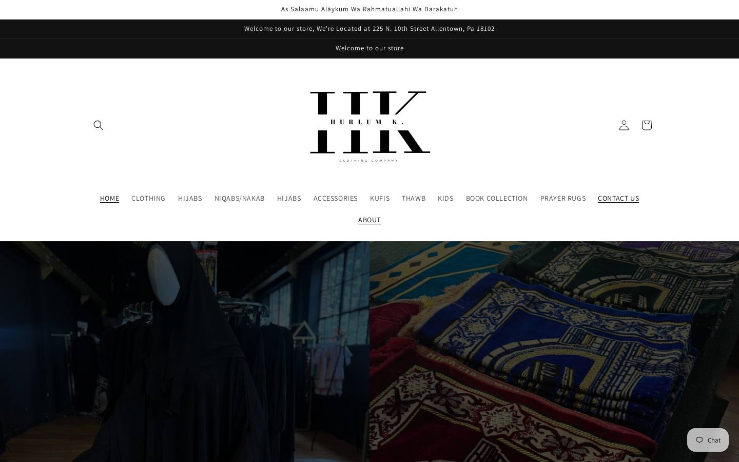 hurlumkclothingcompany.com homepage screenshot