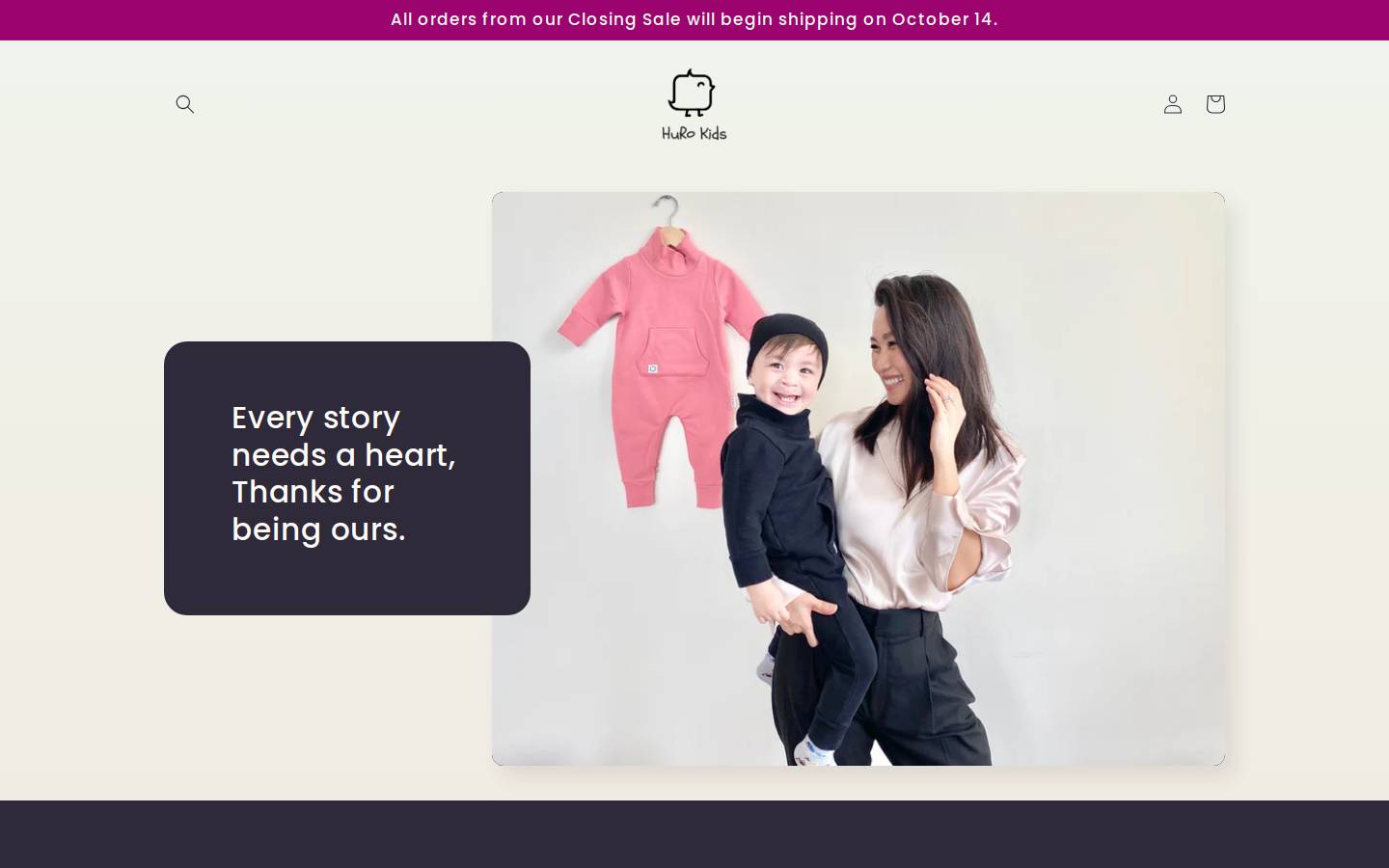 hurokids.com homepage screenshot