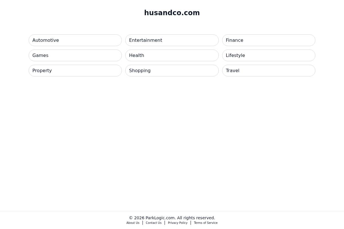 husandco.com homepage screenshot