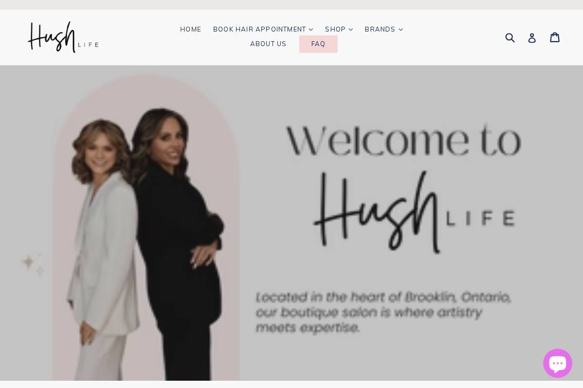 hushlife.ca homepage screenshot