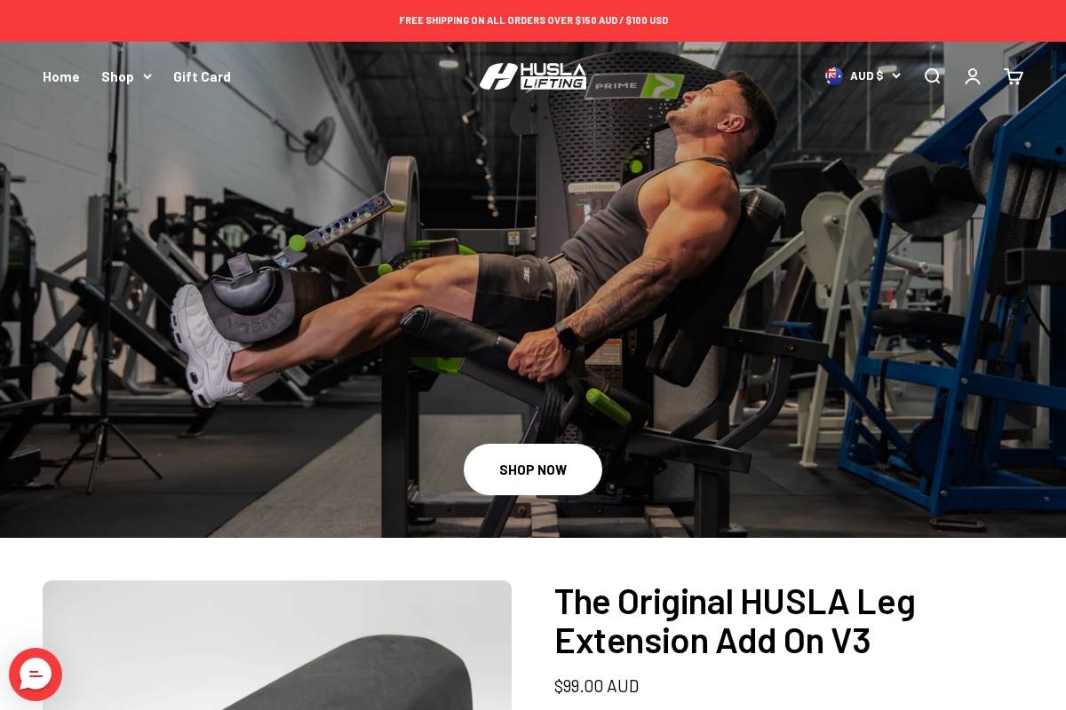 huslalifting.com homepage screenshot