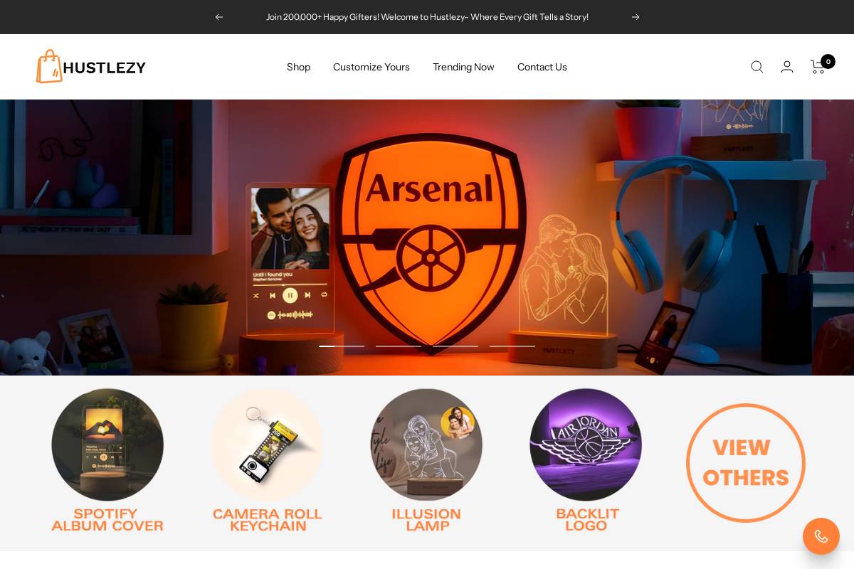 hustlezy.com homepage screenshot