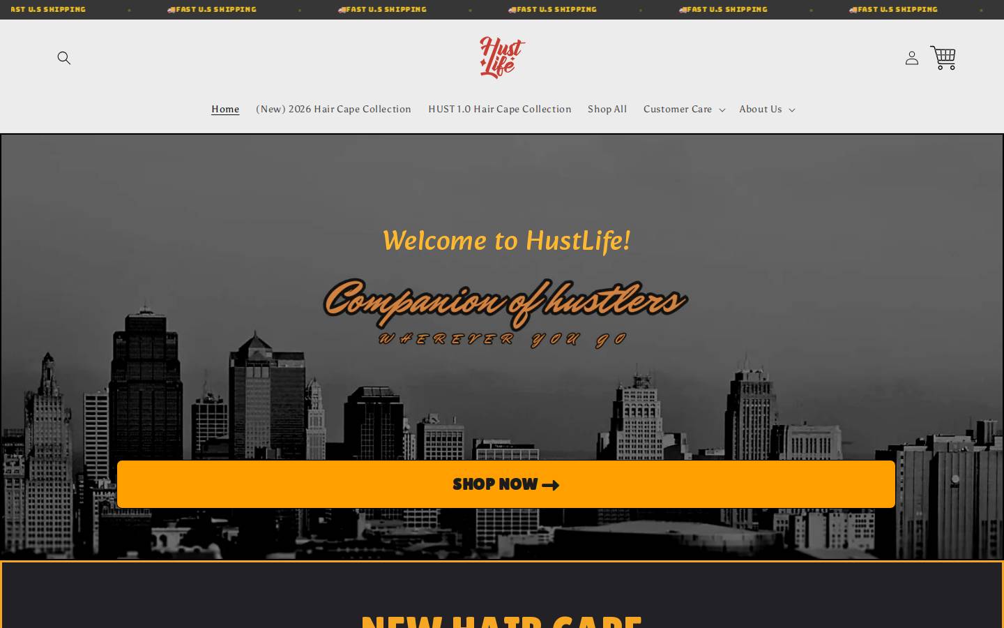 hustlife.us homepage screenshot