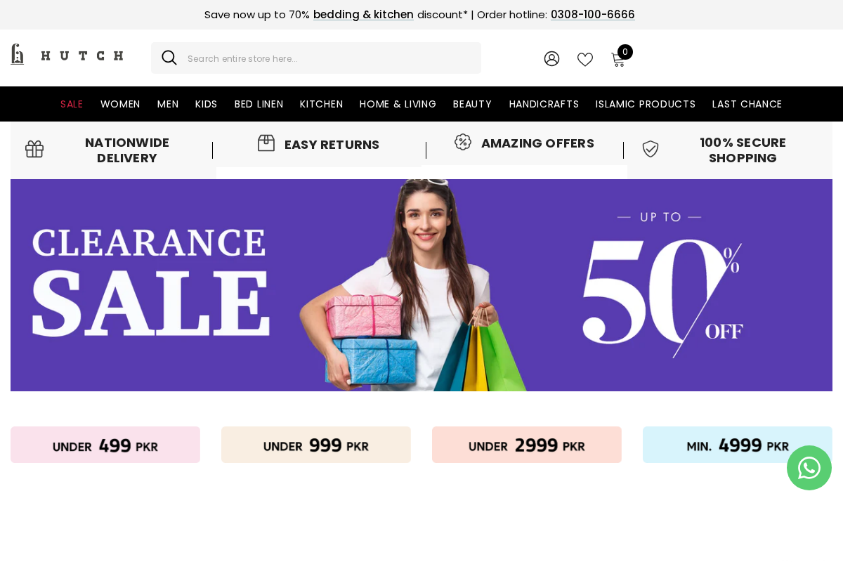 Hutch homepage screenshot