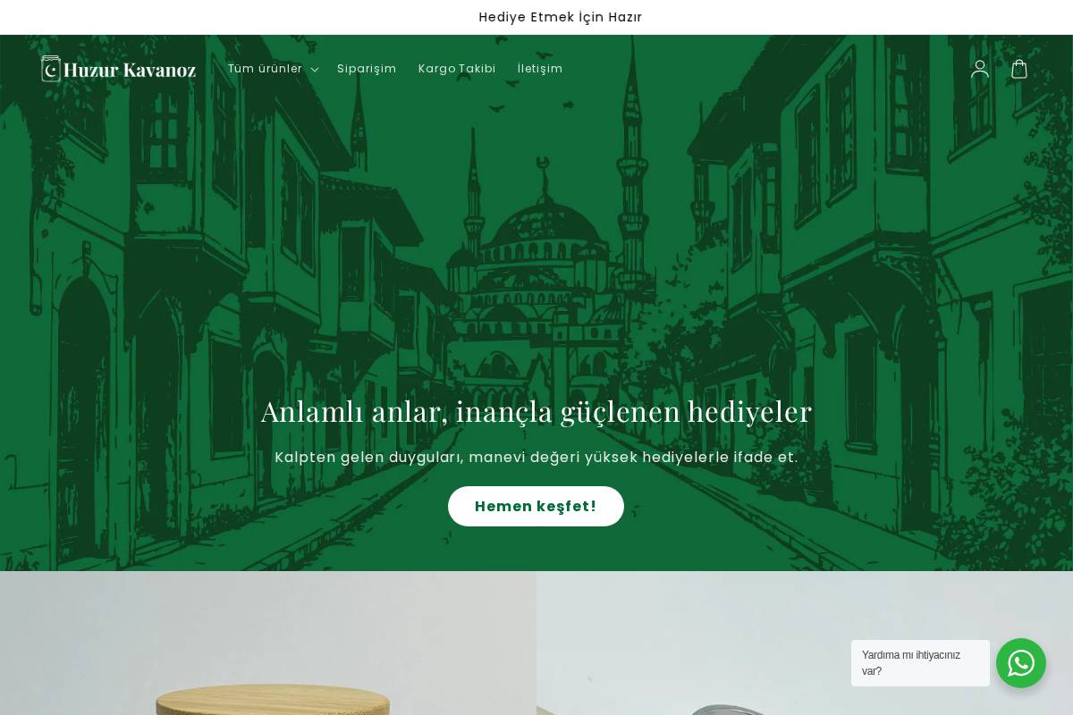 huzurkavanoz.com homepage screenshot