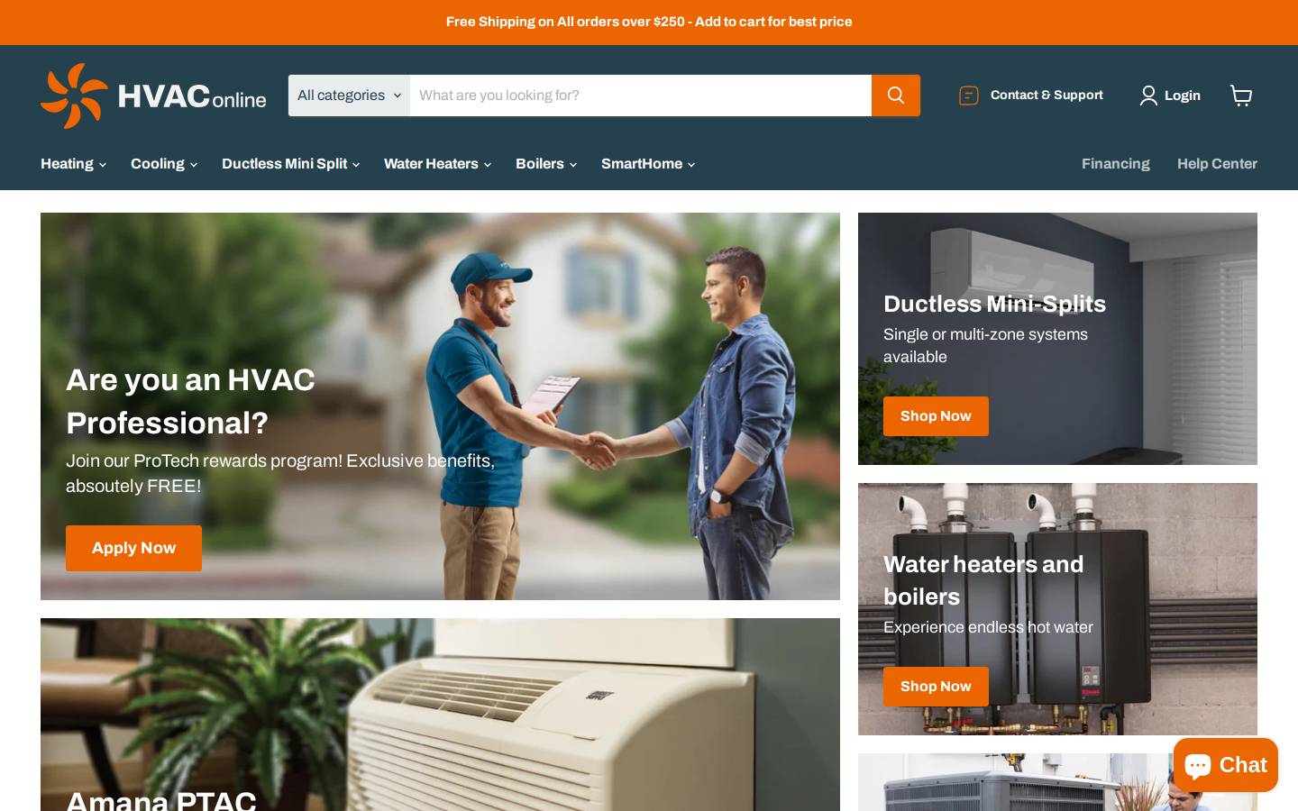 hvaconline.com homepage screenshot