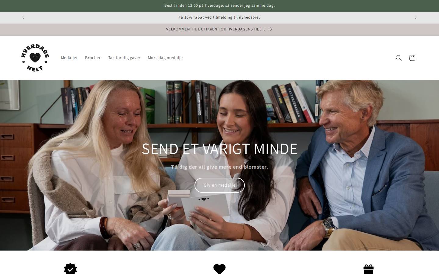 hverdagshelt.dk homepage screenshot