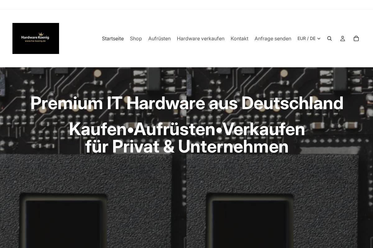 hw-koenig.de homepage screenshot