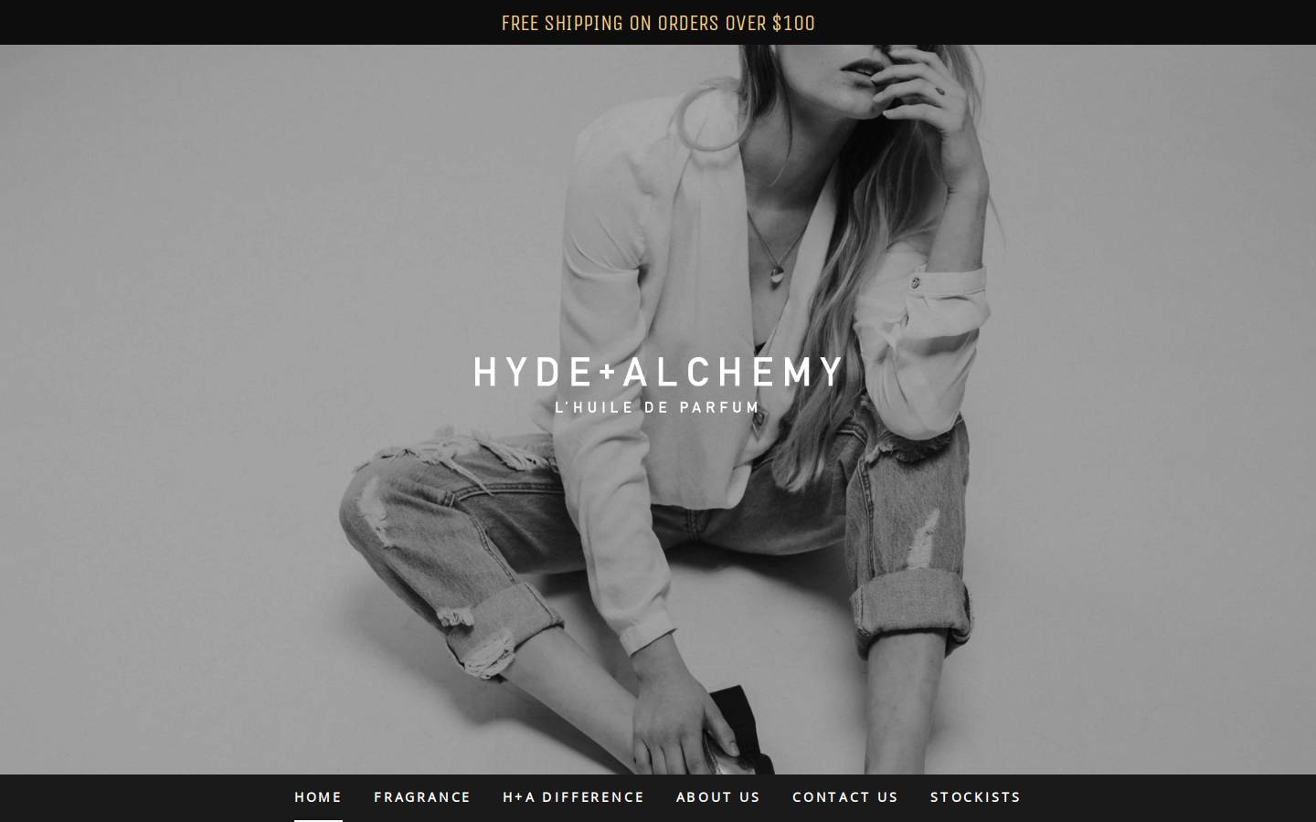 hydealchemy.com homepage screenshot