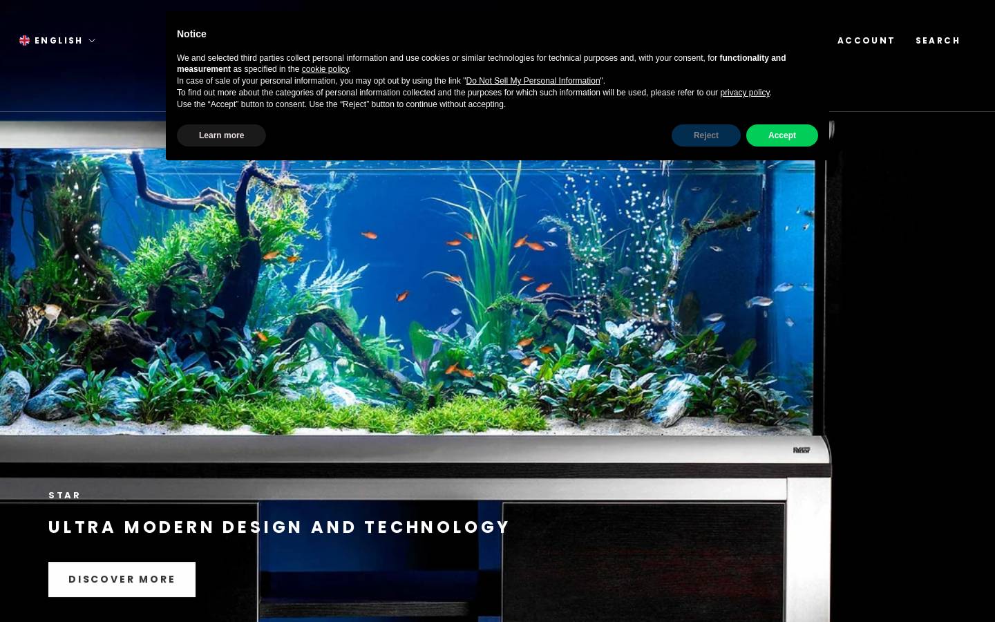 hydor.com homepage screenshot