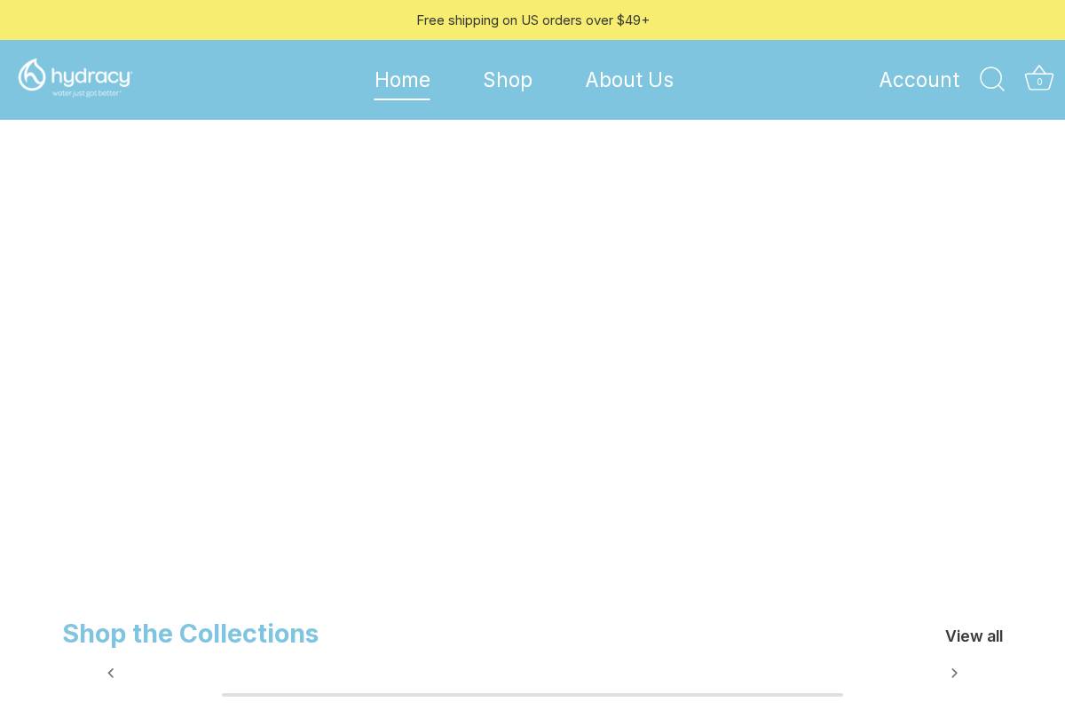 hydracy.com homepage screenshot