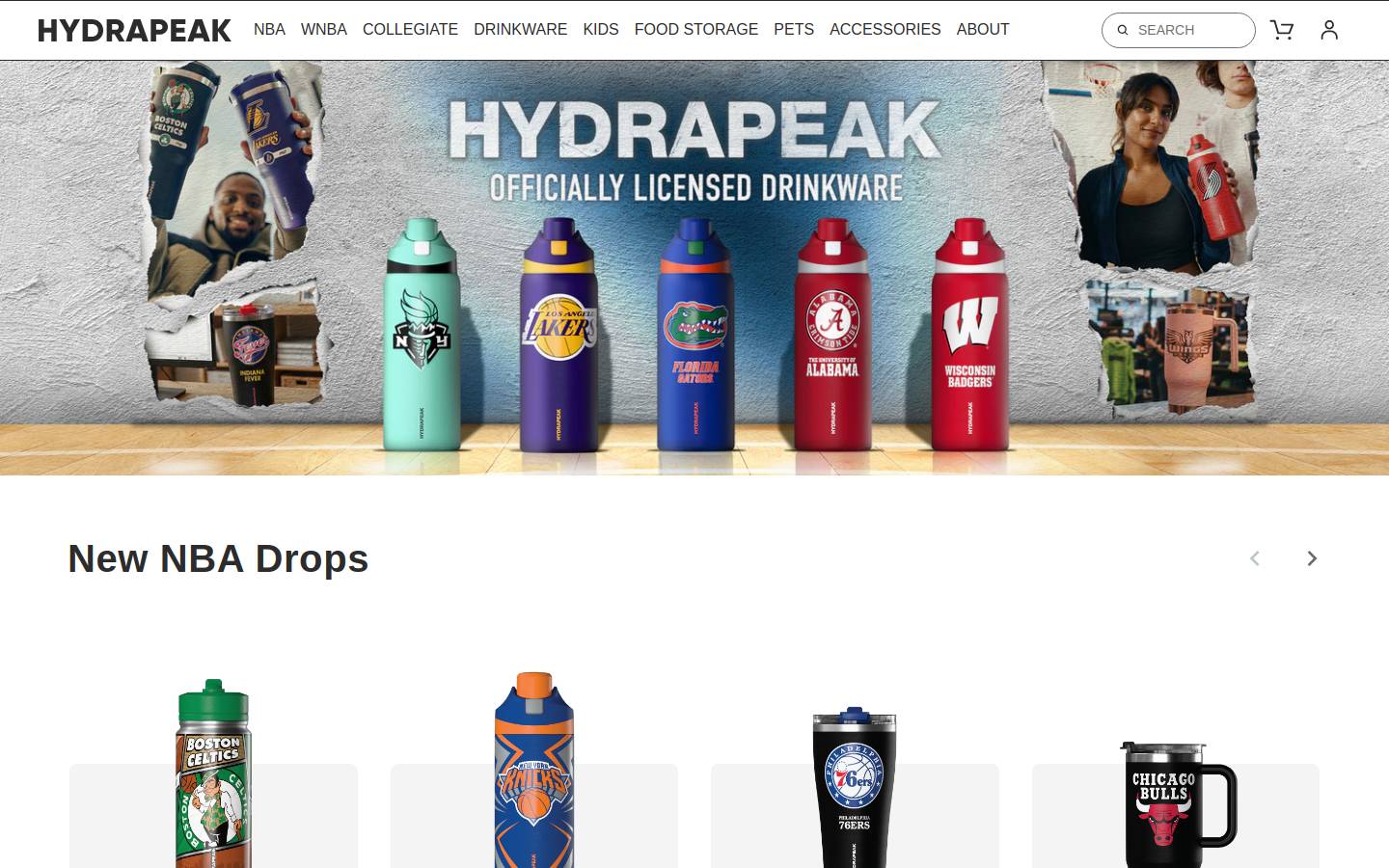 hydrapeak.com homepage screenshot