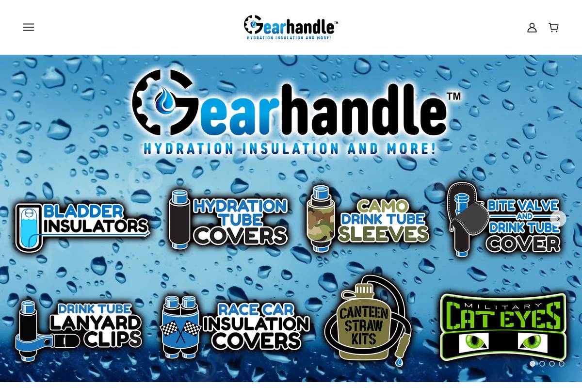 hydrationtubecovers.com homepage screenshot