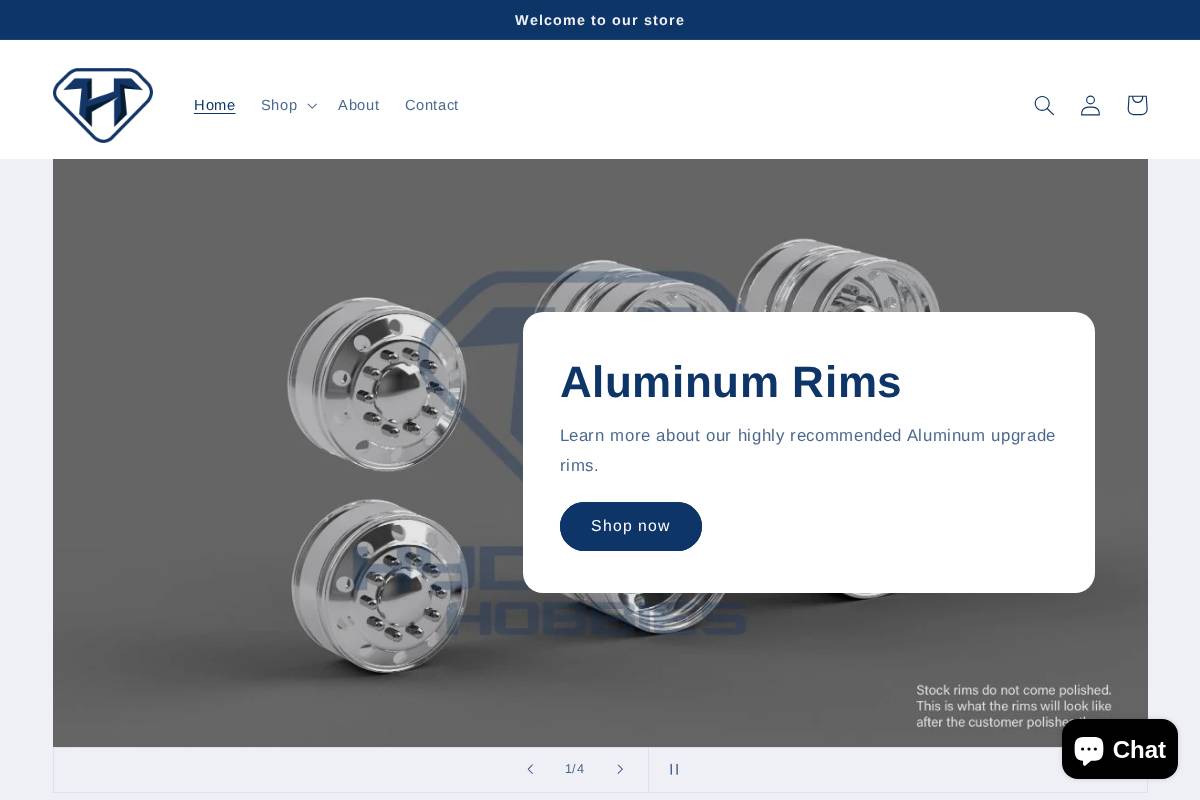 hydraulic-hobbies.com homepage screenshot