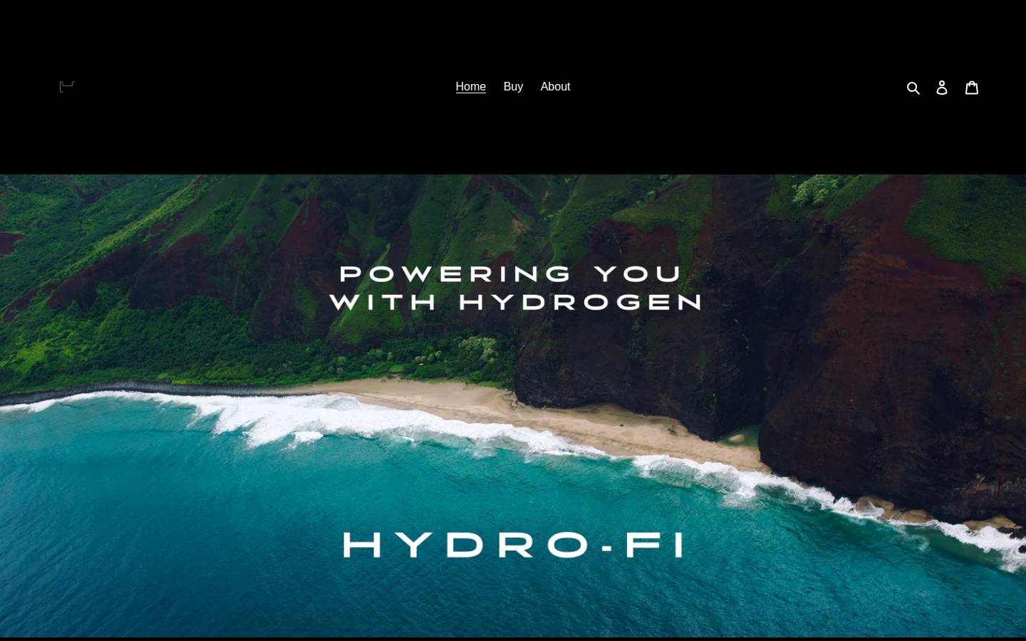 hydro-fi.com homepage screenshot