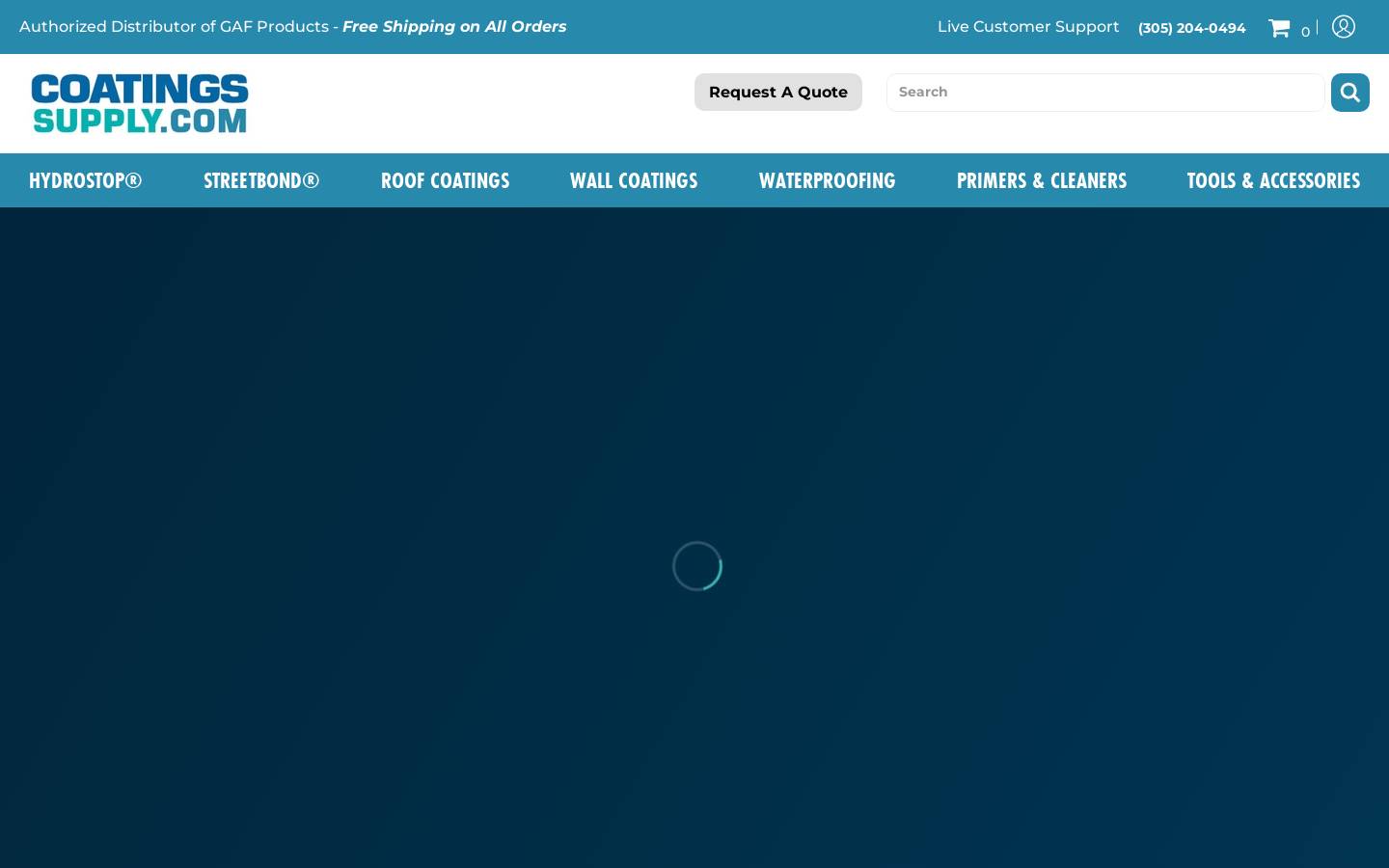 hydrostopsupply.com homepage screenshot