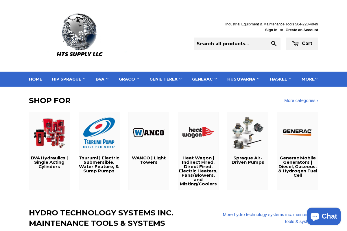 HTS Supply LLC homepage screenshot