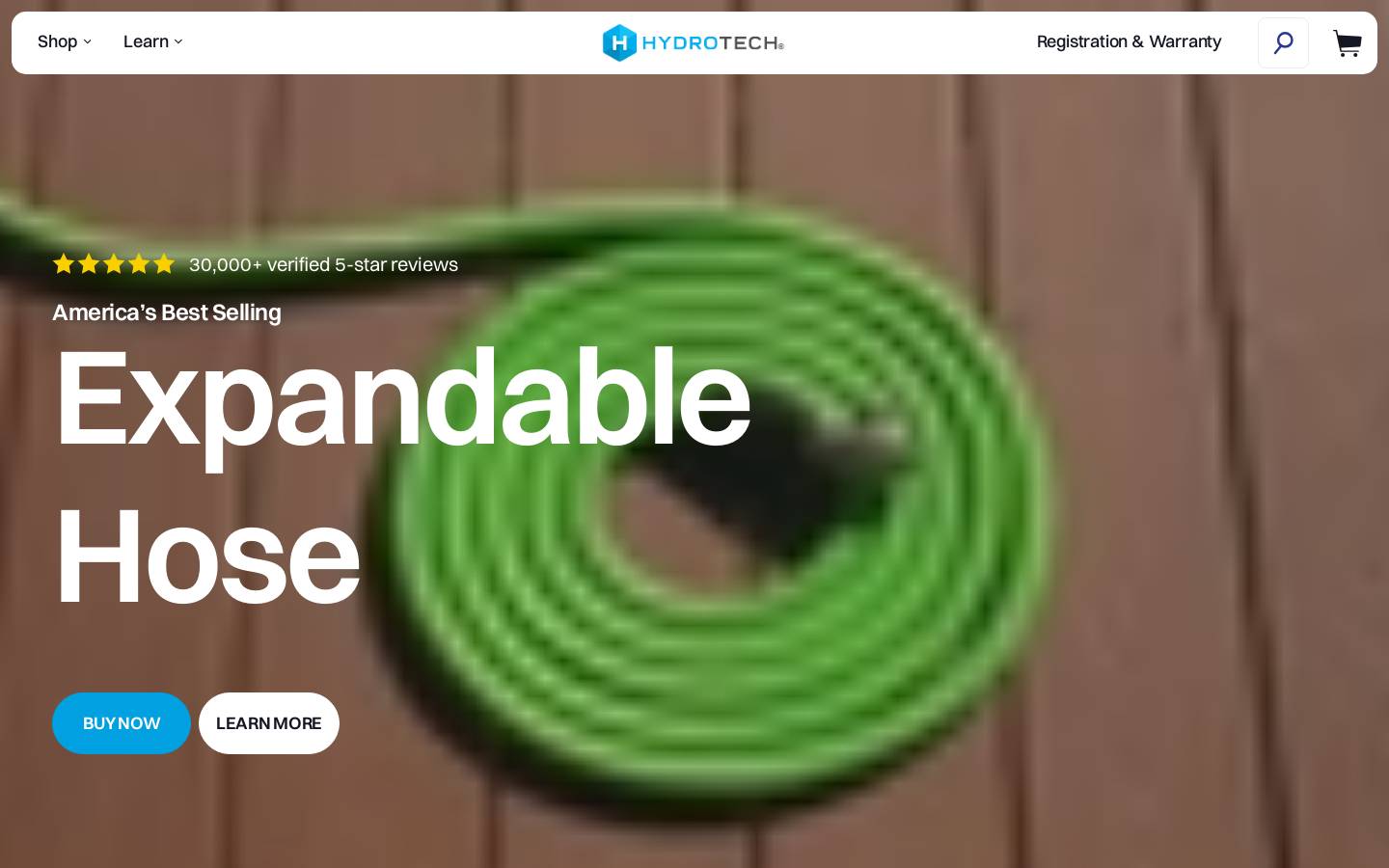 Hydrotechproducts homepage screenshot