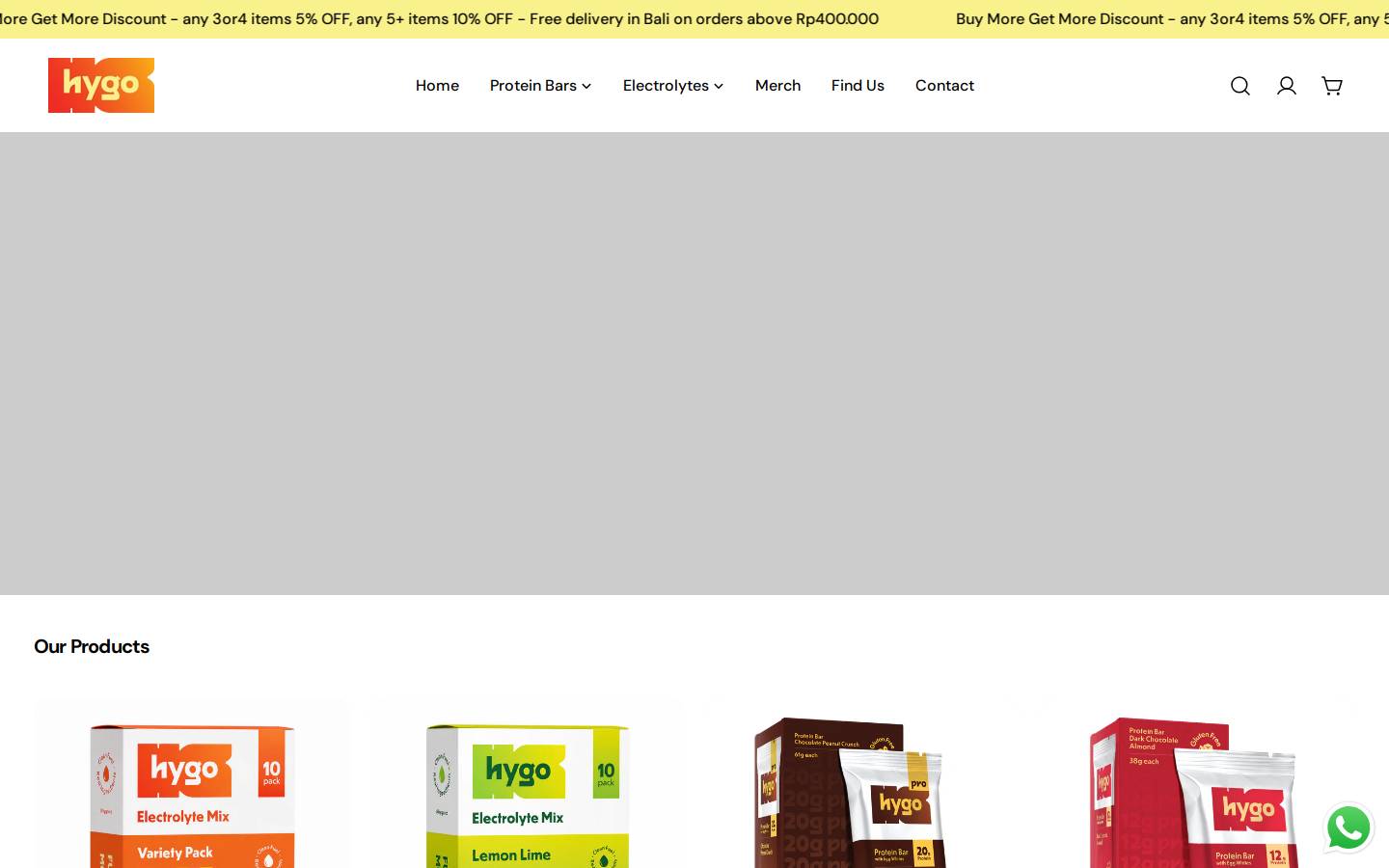hygo.co homepage screenshot