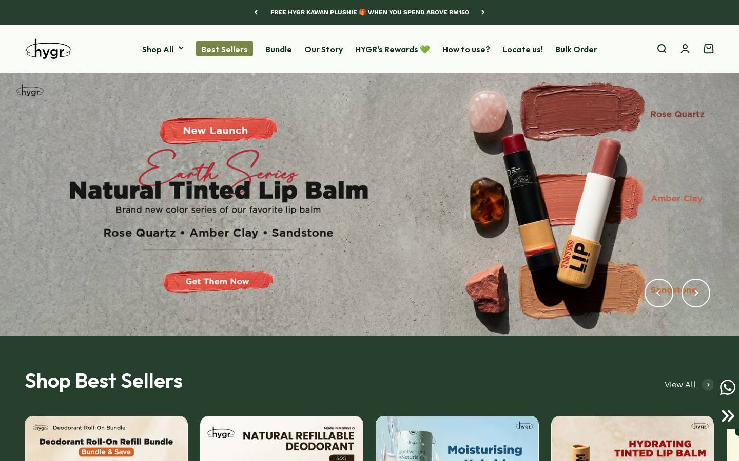 hygr.com homepage screenshot