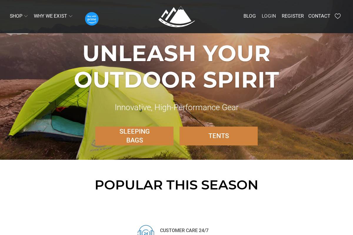 hykeandbyke.com homepage screenshot