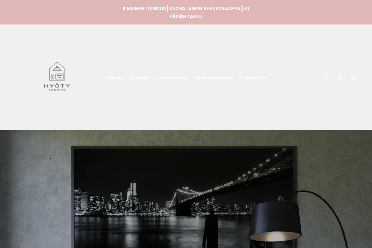 Hyotytarvike homepage screenshot
