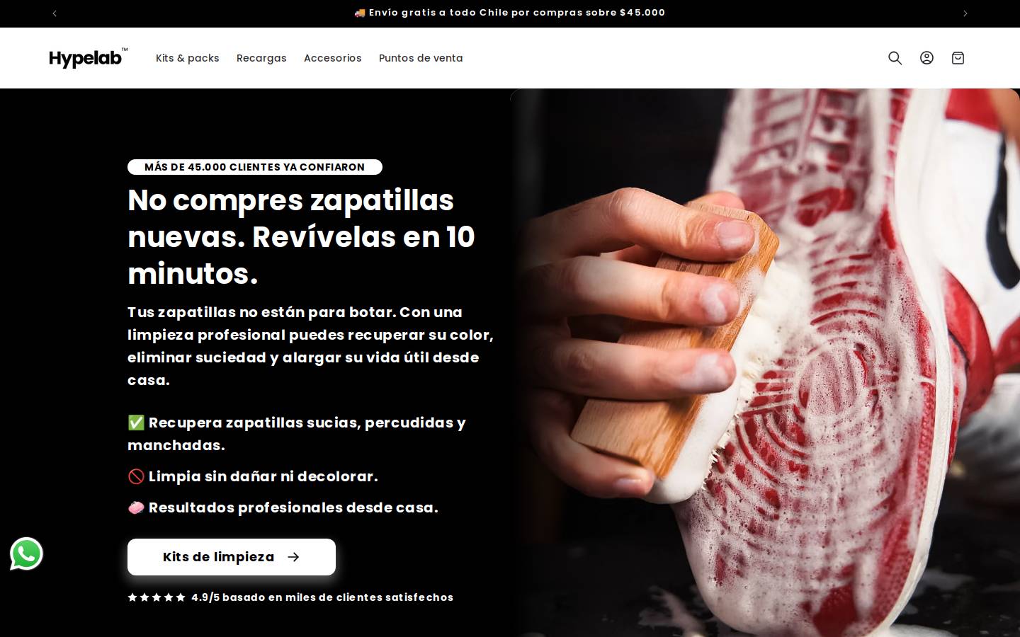 hype-lab.cl homepage screenshot