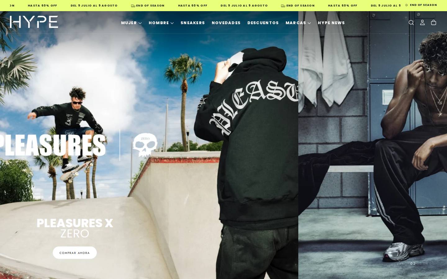 hype.com.co homepage screenshot