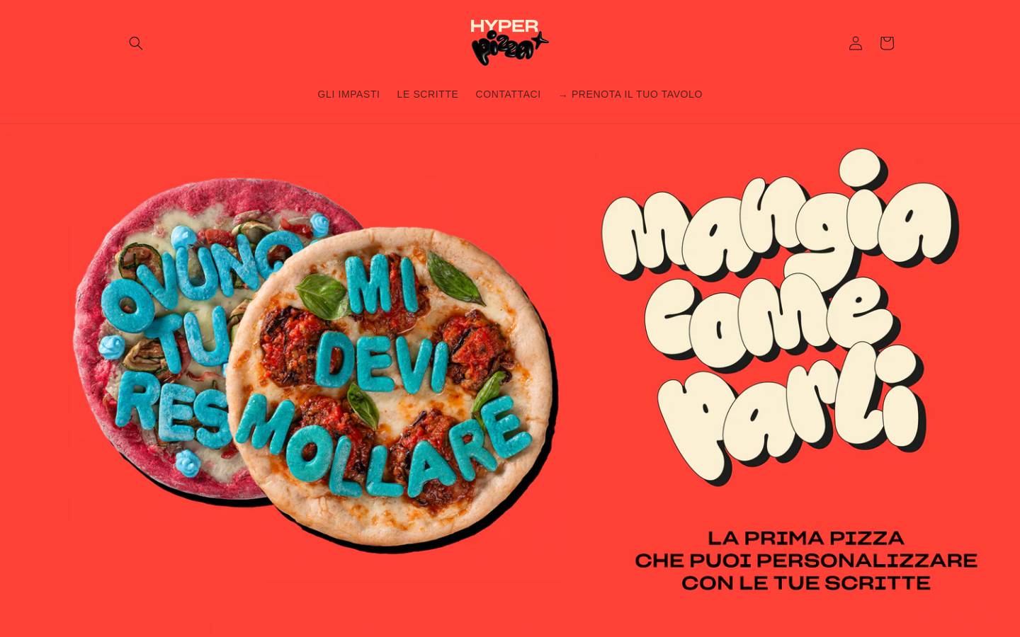 hyper.pizza homepage screenshot