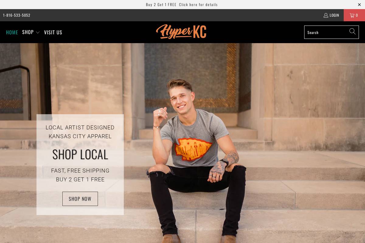 hyperkc.com homepage screenshot