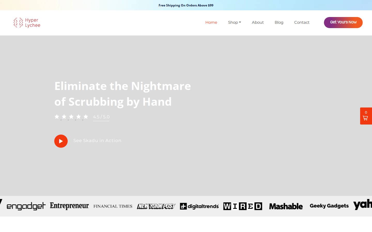hyperlychee.com homepage screenshot