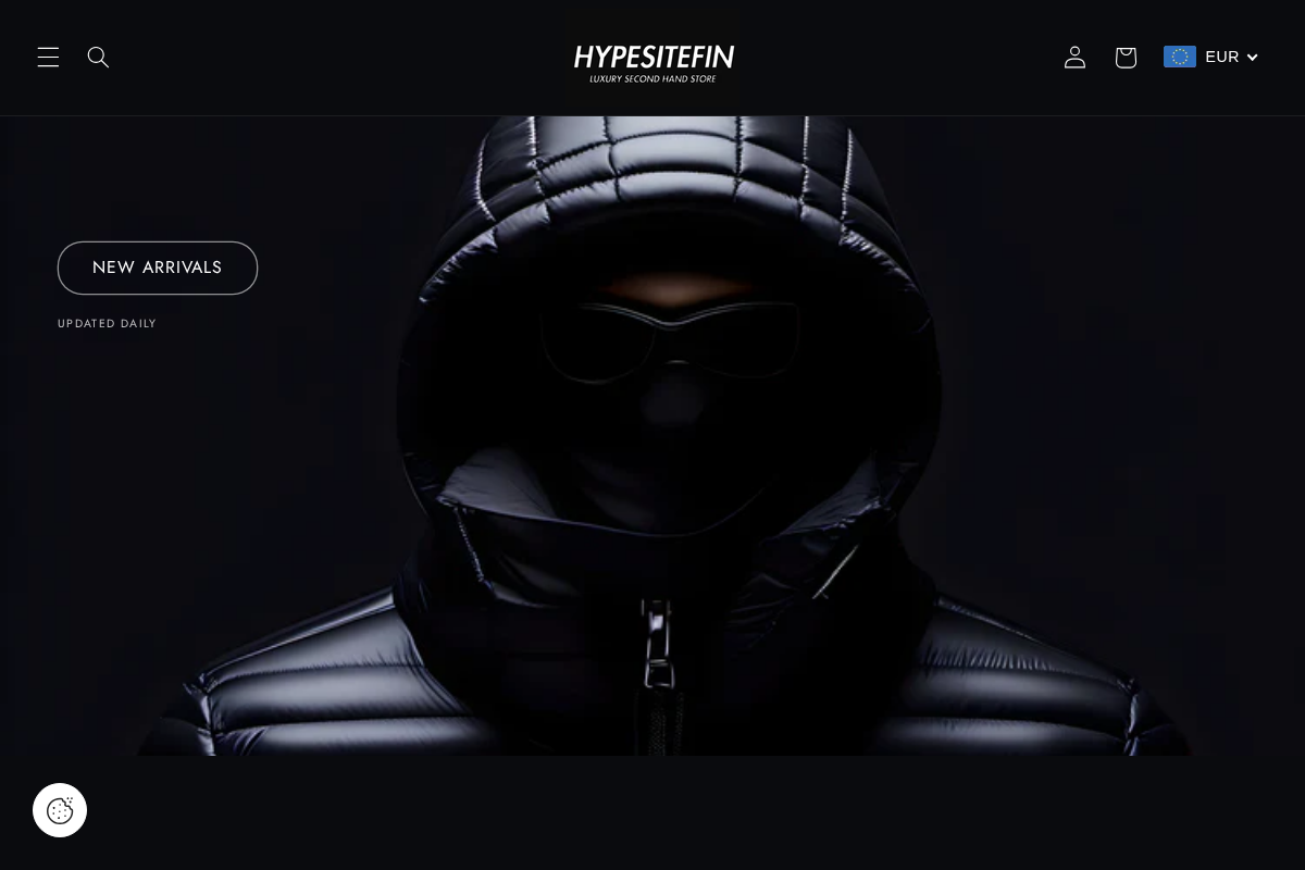 Hypesitefin homepage screenshot