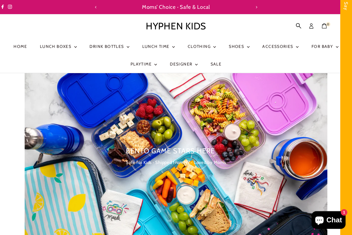 hyphenkidz.co.nz homepage screenshot
