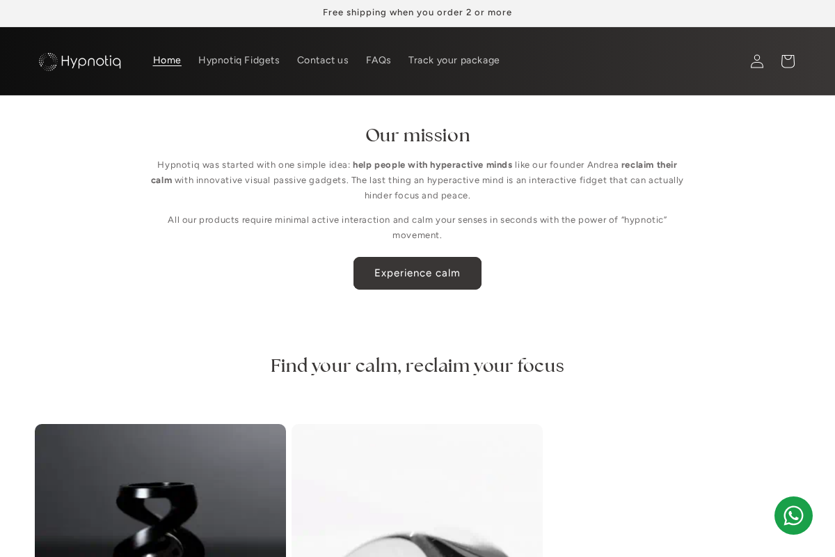 Hypnotiqofficial homepage screenshot